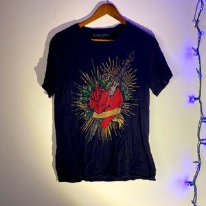 GuessEco World Tour Fitted Tshirt